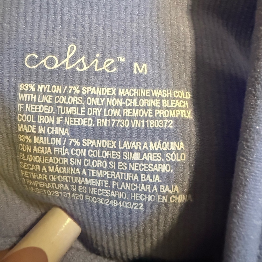 Colsie Baby Blue Cut Out Rami - Picture 4 of 4